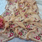 Floral Sequin Border Saree