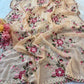 Floral Sequin Border Saree