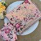 Floral Sequin Border Saree