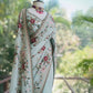 Floral Sequin Border Saree