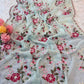 Floral Sequin Border Saree