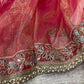 Embroidered Twill Net Saree