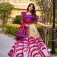 Tasar Silk Tie-Dye Printed Lehenga Choli Set with Dupatta – Festive Wear