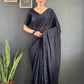 Tone-on-Tone Georgette Saree