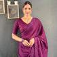 Tone-on-Tone Georgette Saree