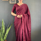 Tone-on-Tone Georgette Saree