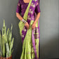 Bottle Green Shibori Gown