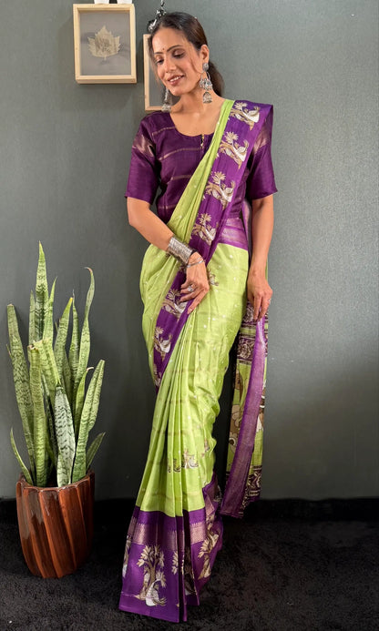Bottle Green Shibori Gown