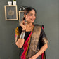 Bottle Green Shibori Gown