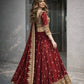 Two Tone Fandy Silk Embroidered Lehenga Choli Set for Wedding and Festive Wear
