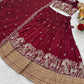 Embroidered Vichitra Silk Lehenga Choli Set
