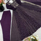 Embroidered Crunchy Silk Anarkali Gown Set with Dupatta