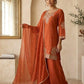 Roman Two Tone Sequin Kurta Palazzo Set