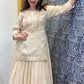 Ivory Moti Embroidered Lehenga