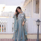 Fendy Silk Embroidered Anarkali Suit Set