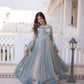 Fendy Silk Embroidered Anarkali Suit Set