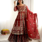 Silk Sequin Jacket Style Lehenga Set