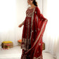 Silk Sequin Jacket Style Lehenga Set
