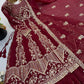 Silk Sequin Jacket Style Lehenga Set