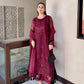 Sequin Embroidered Organza Suit