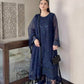 Sequin Embroidered Organza Suit