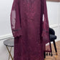 Sequin Embroidered Organza Suit
