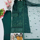 Sequin Embroidered Organza Suit