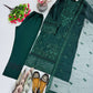 Sequin Embroidered Organza Suit