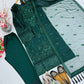 Sequin Embroidered Organza Suit
