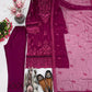 Sequin Embroidered Organza Suit