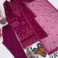 Sequin Embroidered Organza Suit