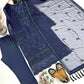 Sequin Embroidered Organza Suit