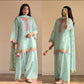 Ivory Embroidered Farshi Suit