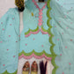 Ivory Embroidered Farshi Suit
