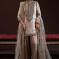 Crape Silk Embroidered Palazzo Suit Set for Wedding and Festive Wear