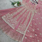 Embroidered Crunchy Silk Palazzo Suit Set