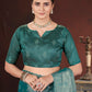 Sequin Cross Stitch Border Saree