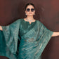 Sequin Cross Stitch Border Saree