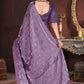 Sequin Cross Stitch Border Saree