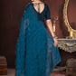 Sequin Cross Stitch Border Saree
