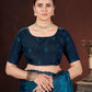 Sequin Cross Stitch Border Saree