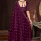 Sequin Cross Stitch Border Saree