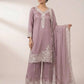 French Crepe Embroidered Palazzo Kurta Set