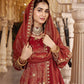 Rust Sequin Embroidered Anarkali