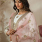 Designer Faux Georgette Embroidered Sharara Set