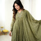 Mirror Sequin Embroidered Anarkali