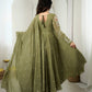 Mirror Sequin Embroidered Anarkali
