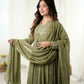 Mirror Sequin Embroidered Anarkali