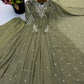 Mirror Sequin Embroidered Anarkali