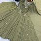 Mirror Sequin Embroidered Anarkali